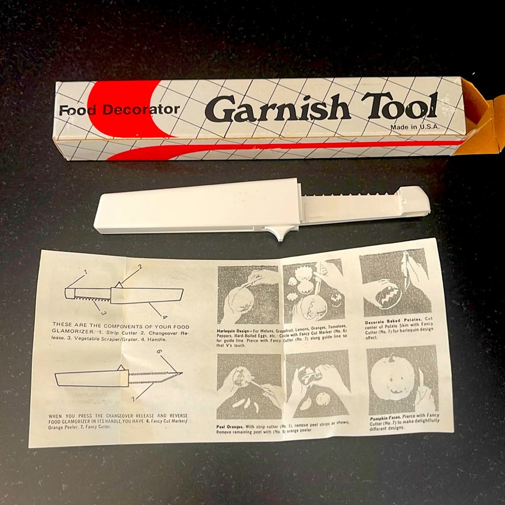 Vintage Food Decorator Garnish Tool